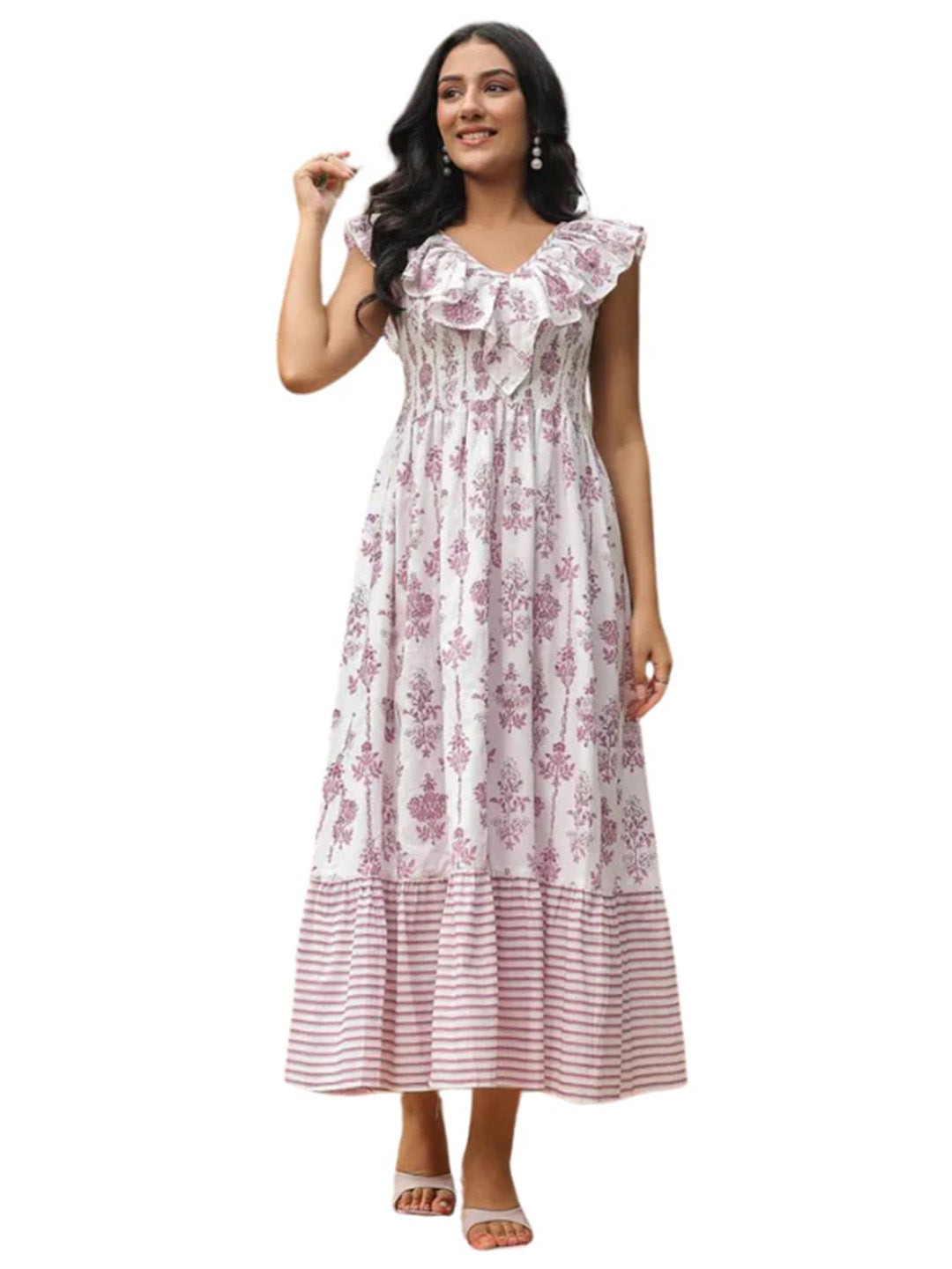 Leela Dress | Lavender Blush