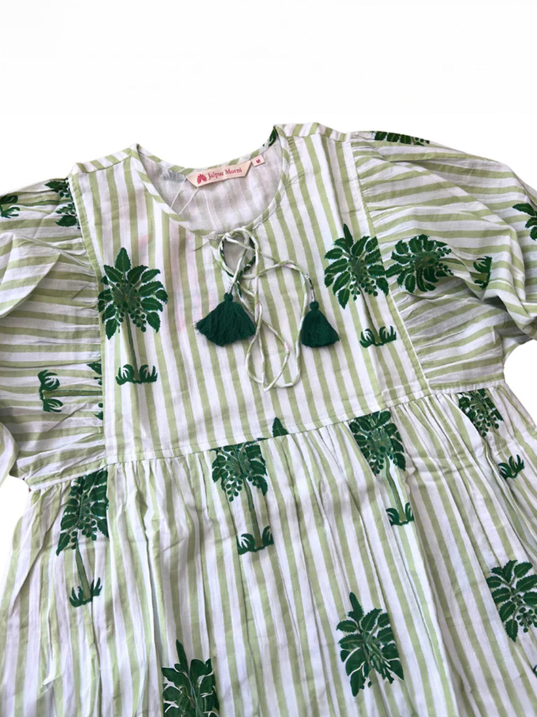 Sapna Dress | Green Palms