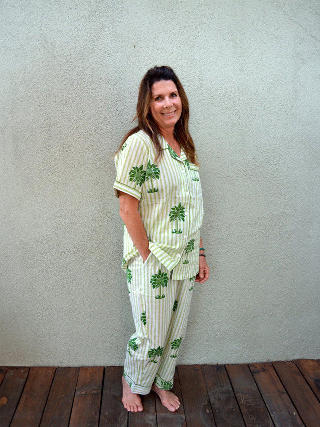 Shanti PJ Set | Summer Palms