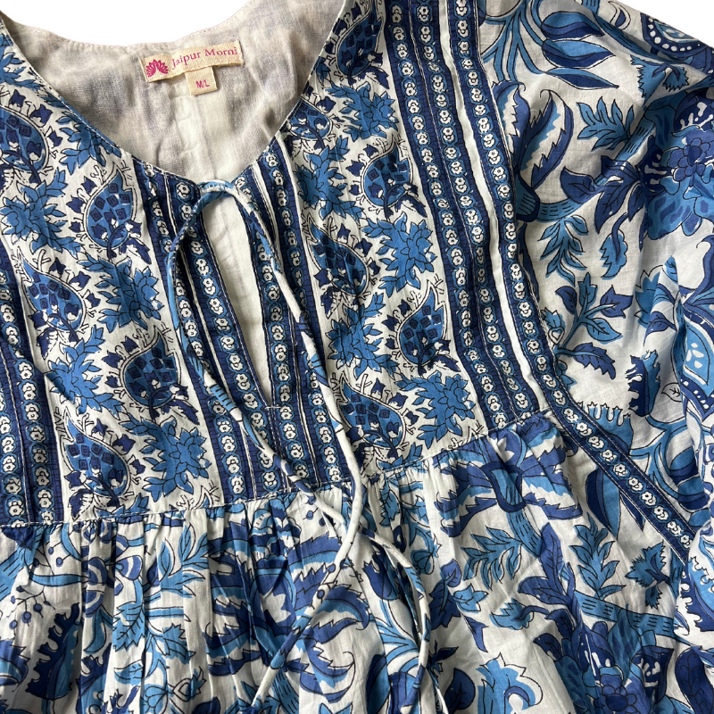 Boho Dreams Top | Neelkanth Blue