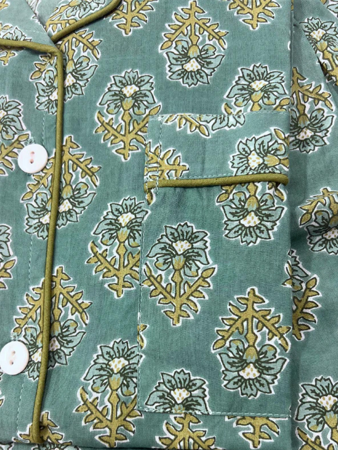 Shanti PJ Set Short | Summer Meadow