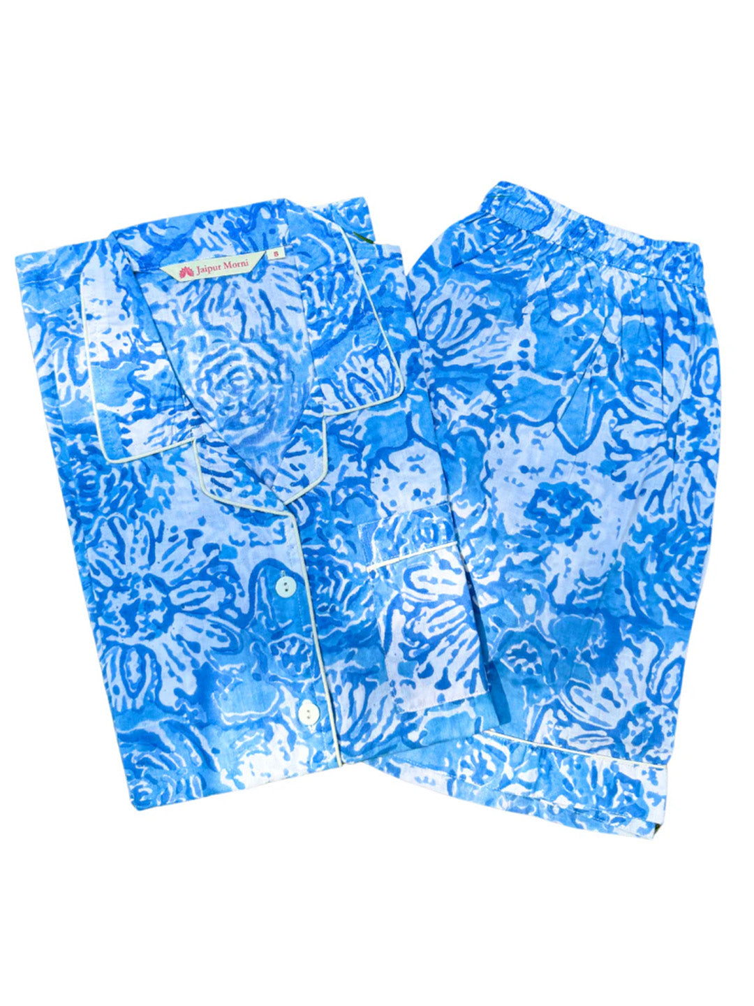 Raja Park PJ Set Short | Sky Blue | Limited Edition