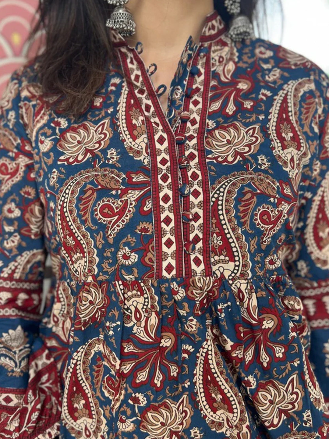 Aadhiraat Dress | Deep Blue