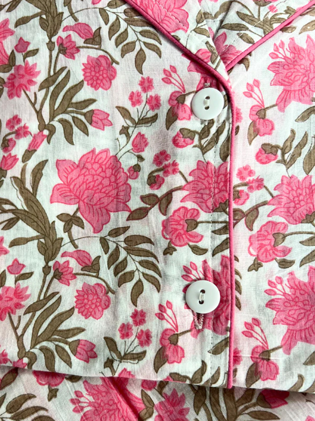 Raja Park PJ Set | Pink Floral
