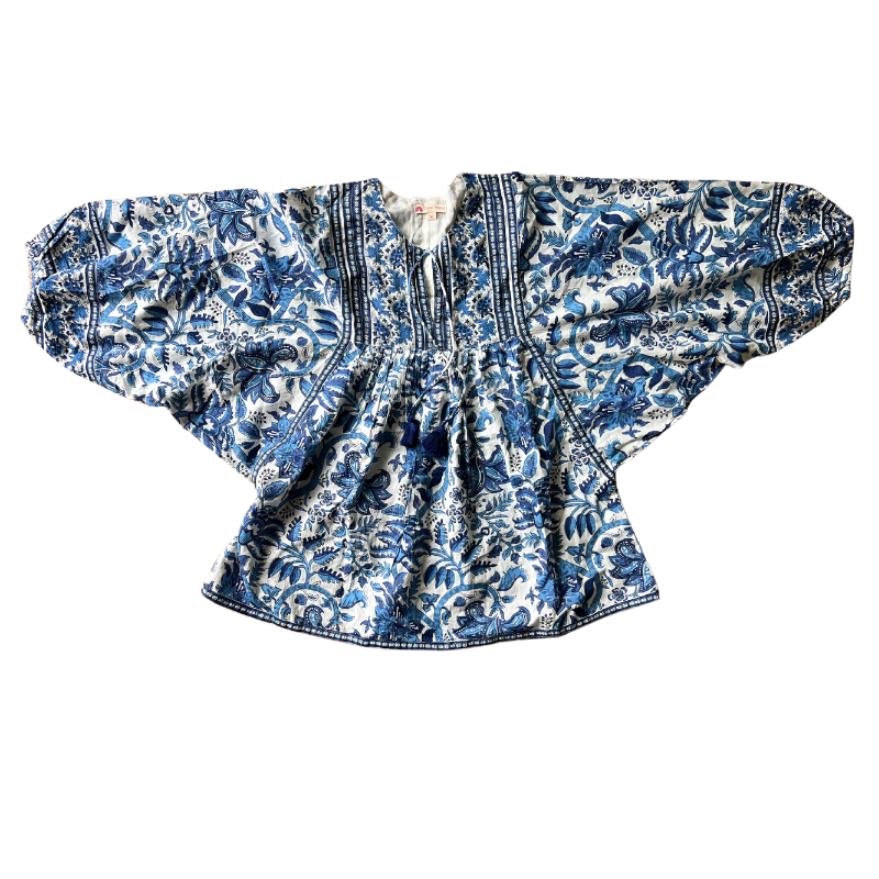 Boho Dreams Top | Neelkanth Blue