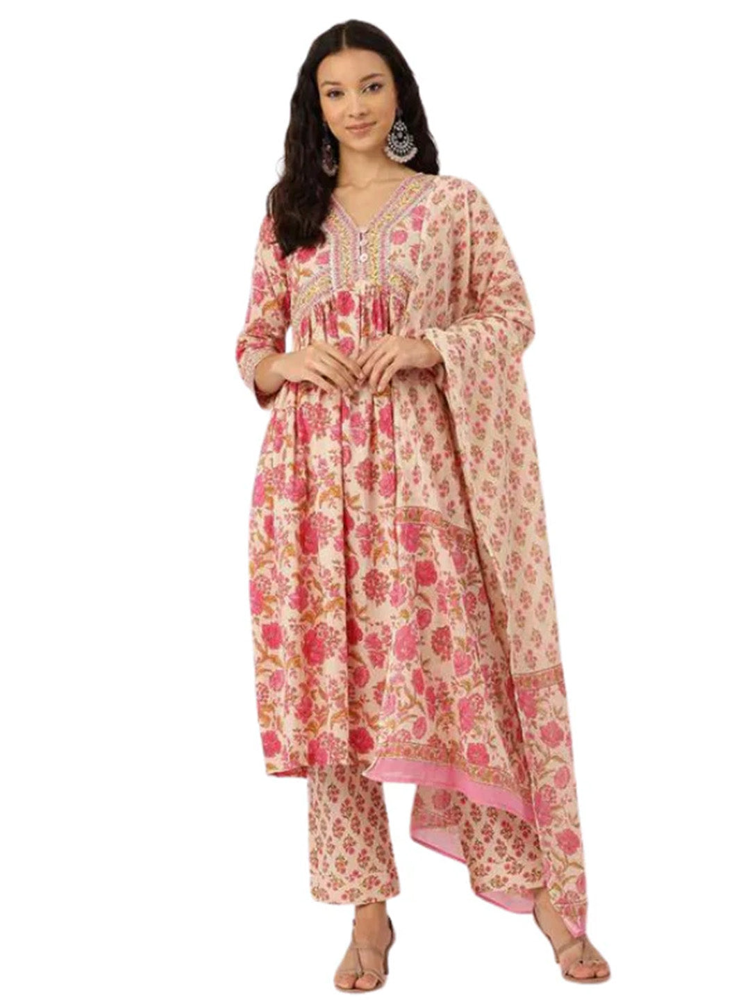 Kamini Kurta Set | Rose