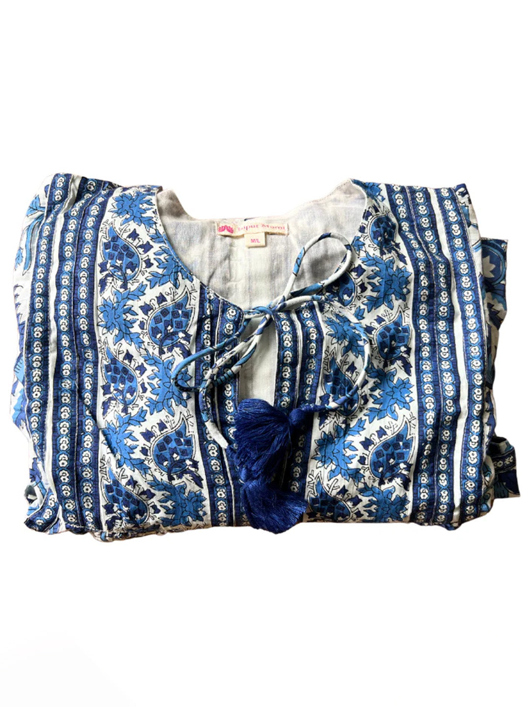 Boho Dreams Top | Neelkanth Blue