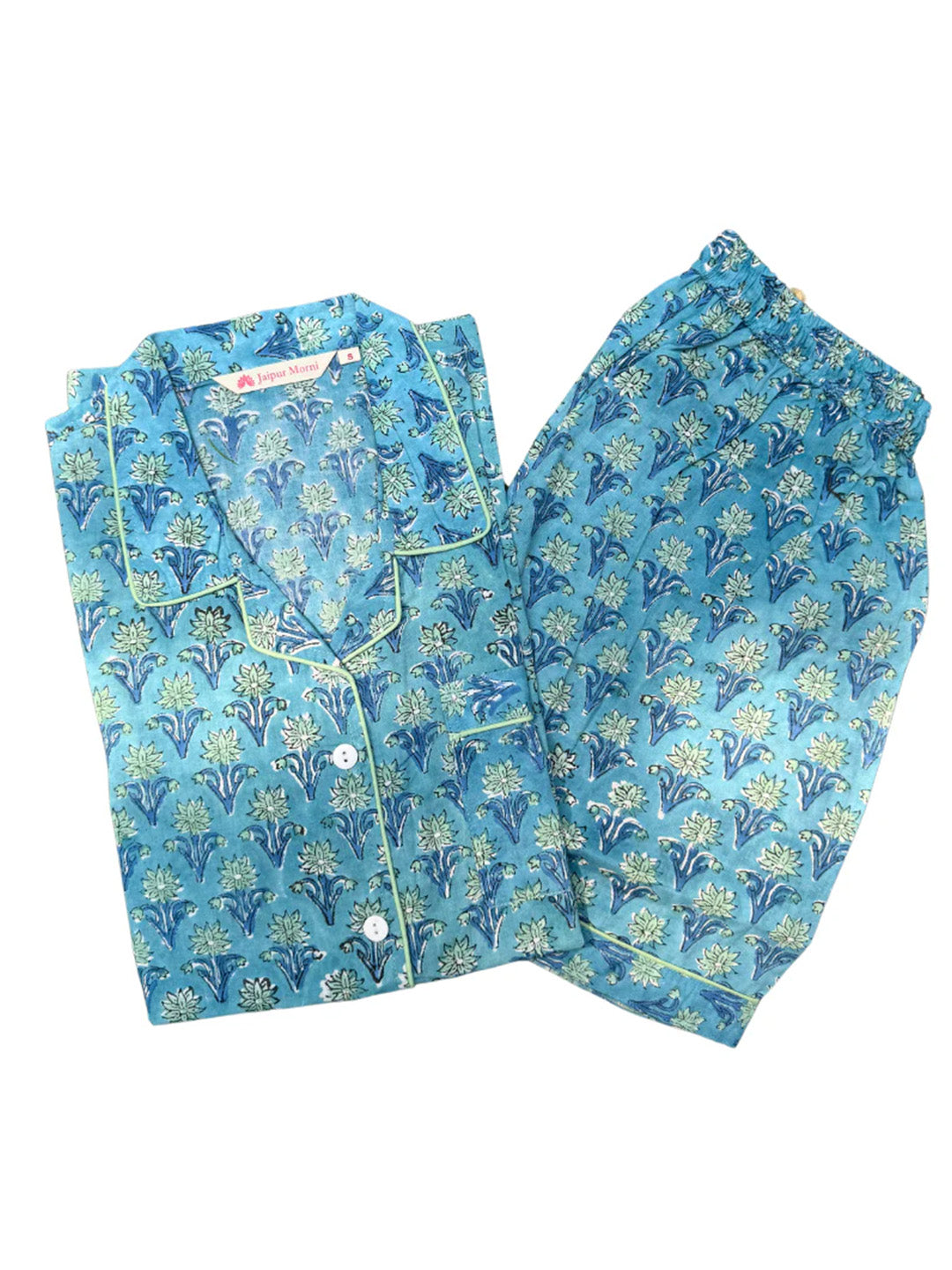 Raja Park PJ Set Short | Turquoise | Limited Edition