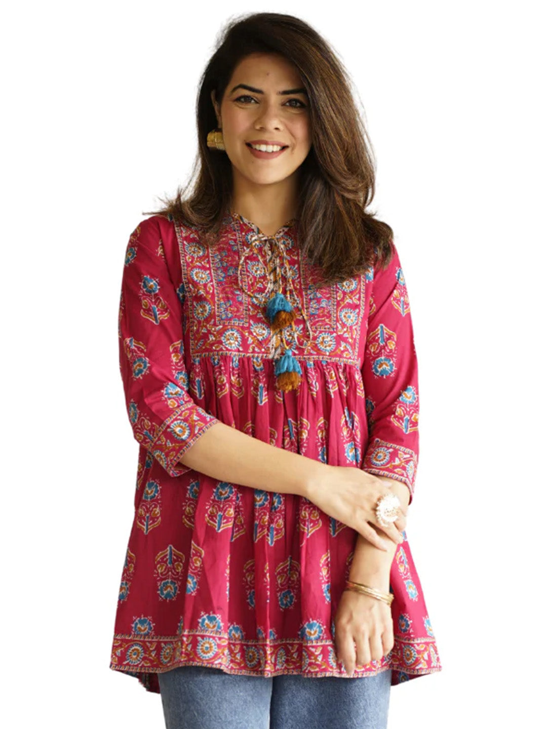 Maharani Muse Top | Rani Pink