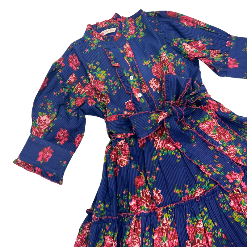 Saumya Dress | Deep Blue