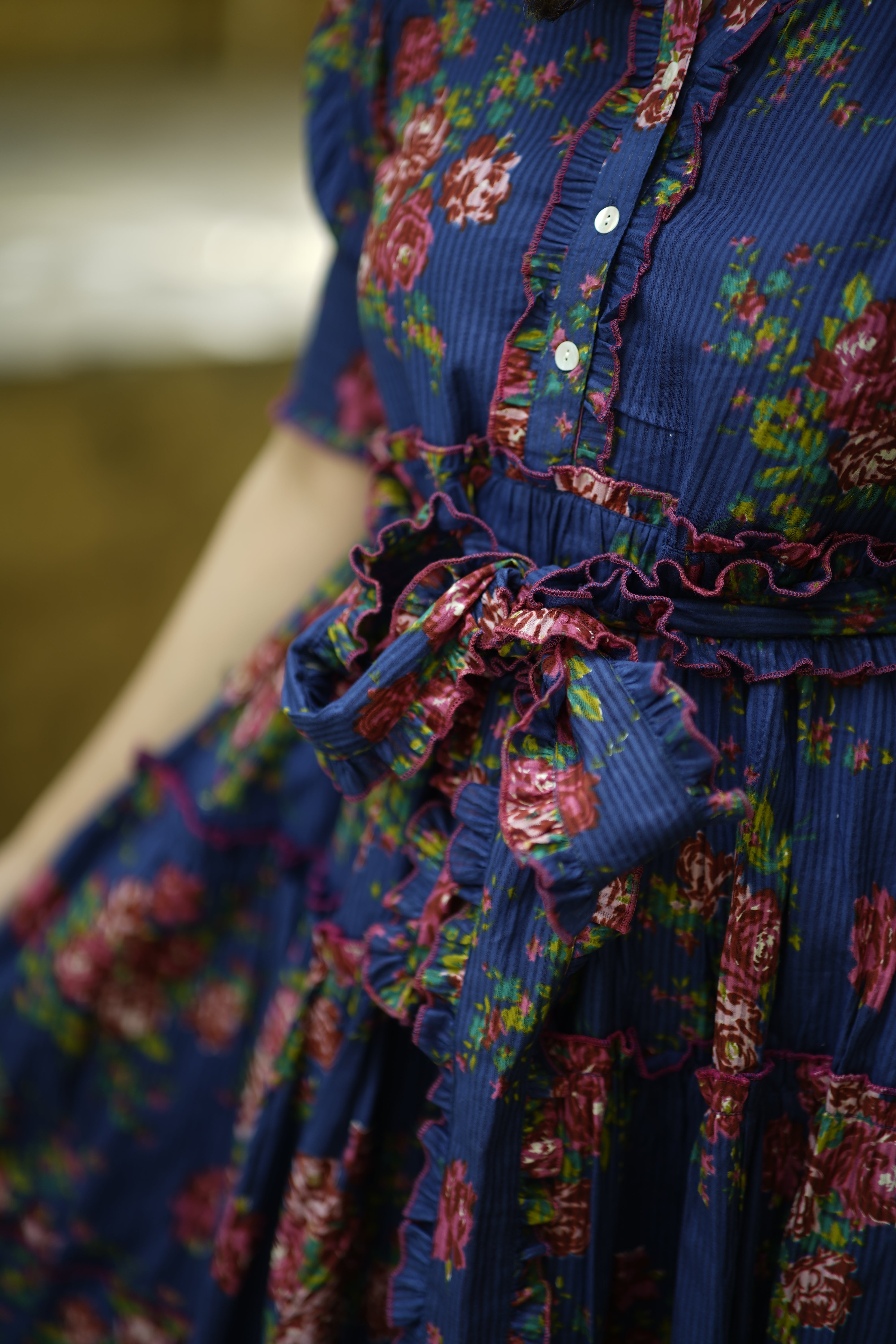 Saumya Dress | Deep Blue