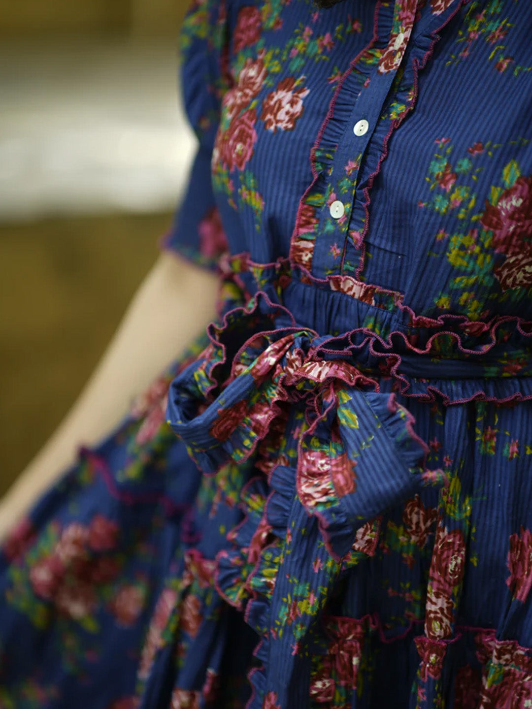 Saumya Dress | Deep Blue