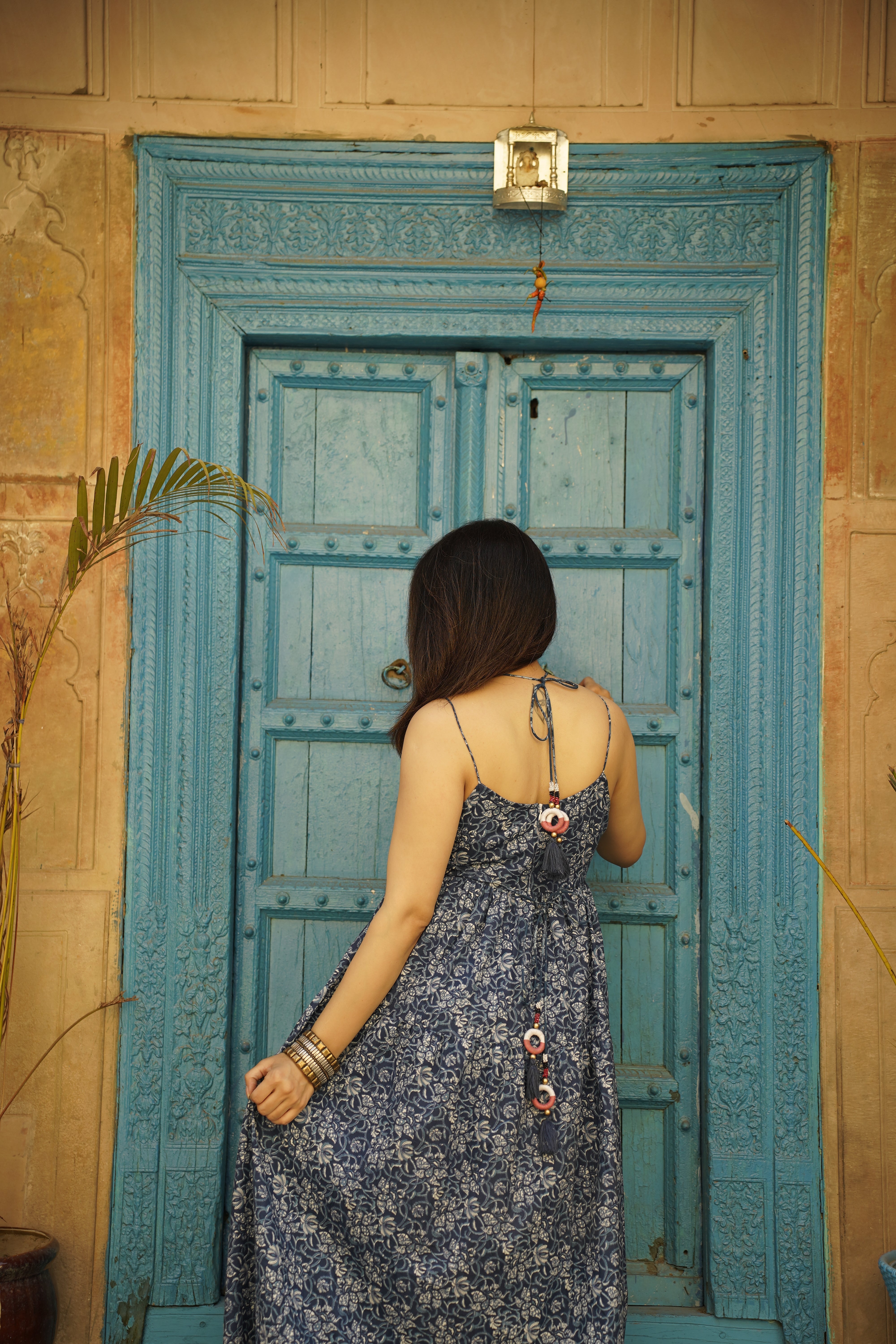 Indigo Beach Printed Dress