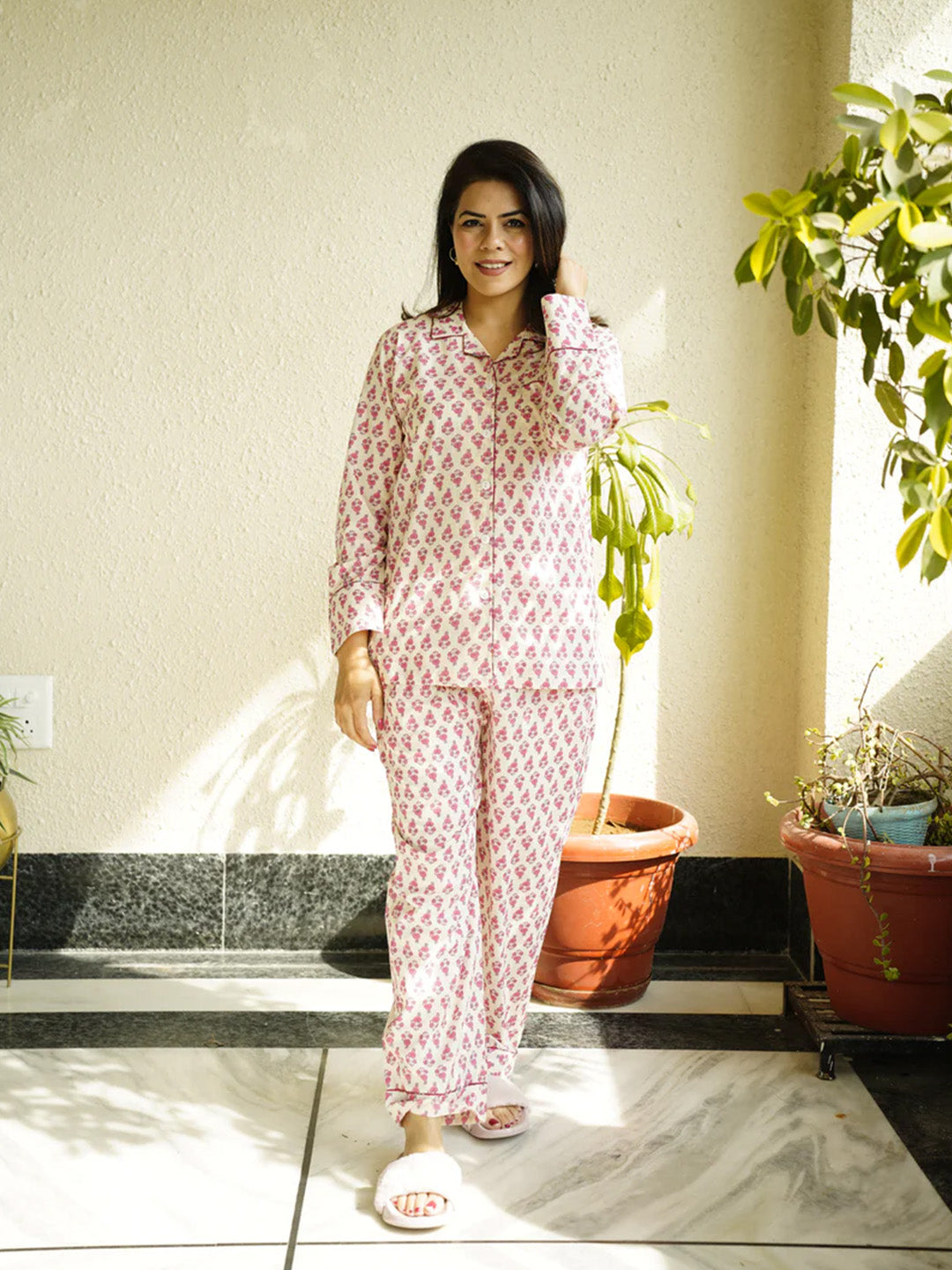 Raja Park PJ Set | Mini Booti Floral