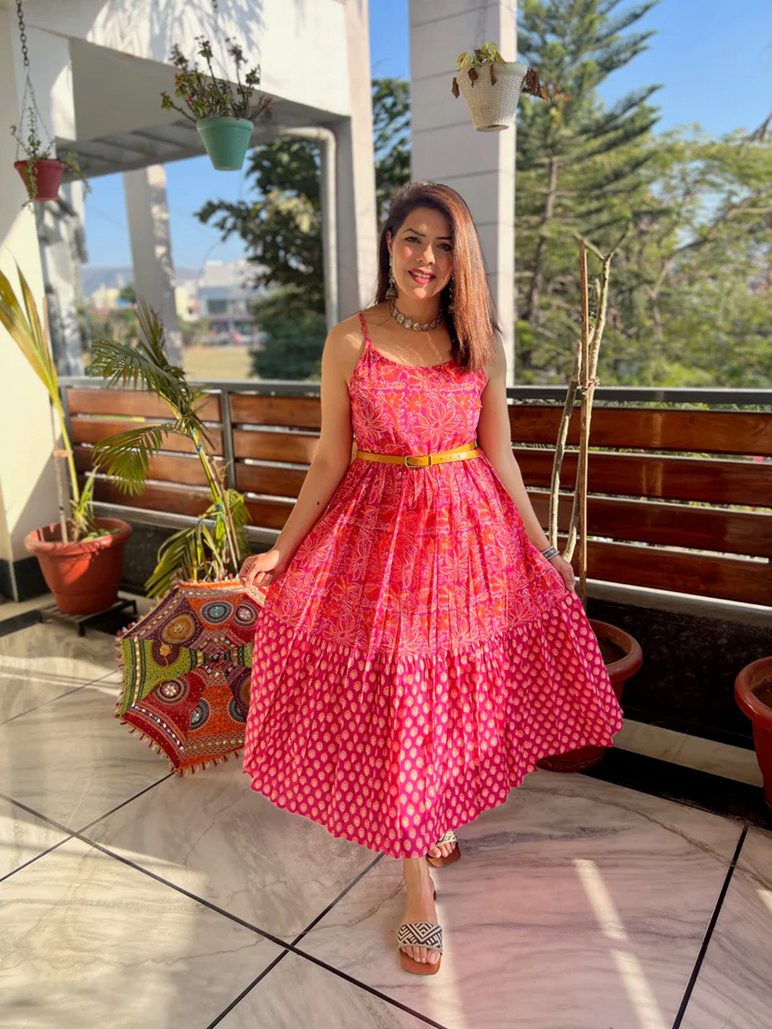 Pink City Dress | Rani Pink