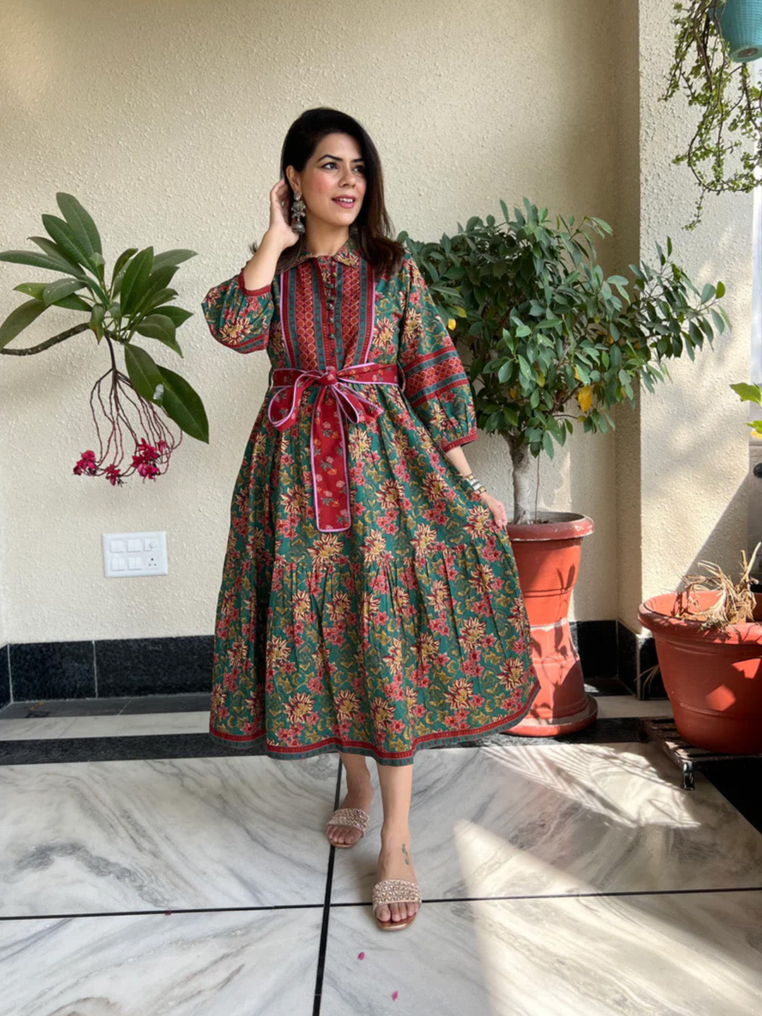 Kalyani Dress | Evergreen