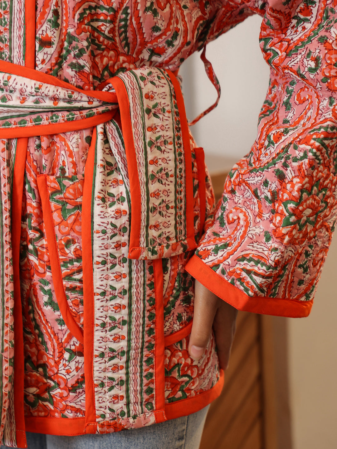 Orangerie Quilted Jacket with Pockets