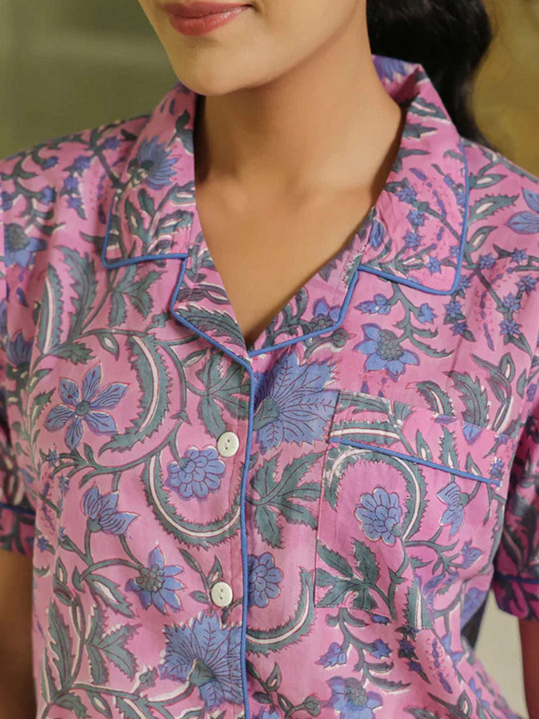 Raja Park PJ Set Short | Deep Mauve | Limited Edition