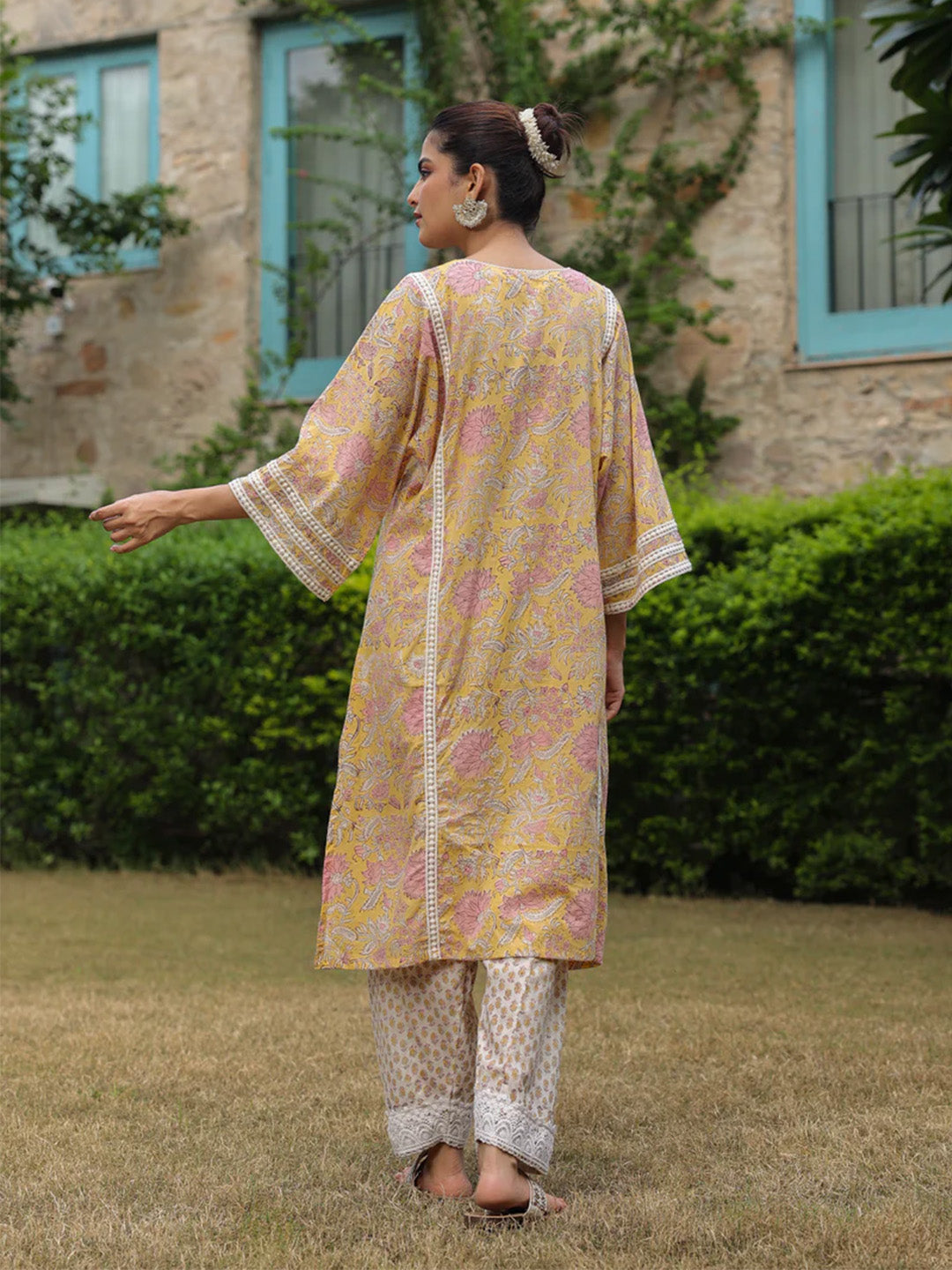 Afghani Chogha Set | Yellow