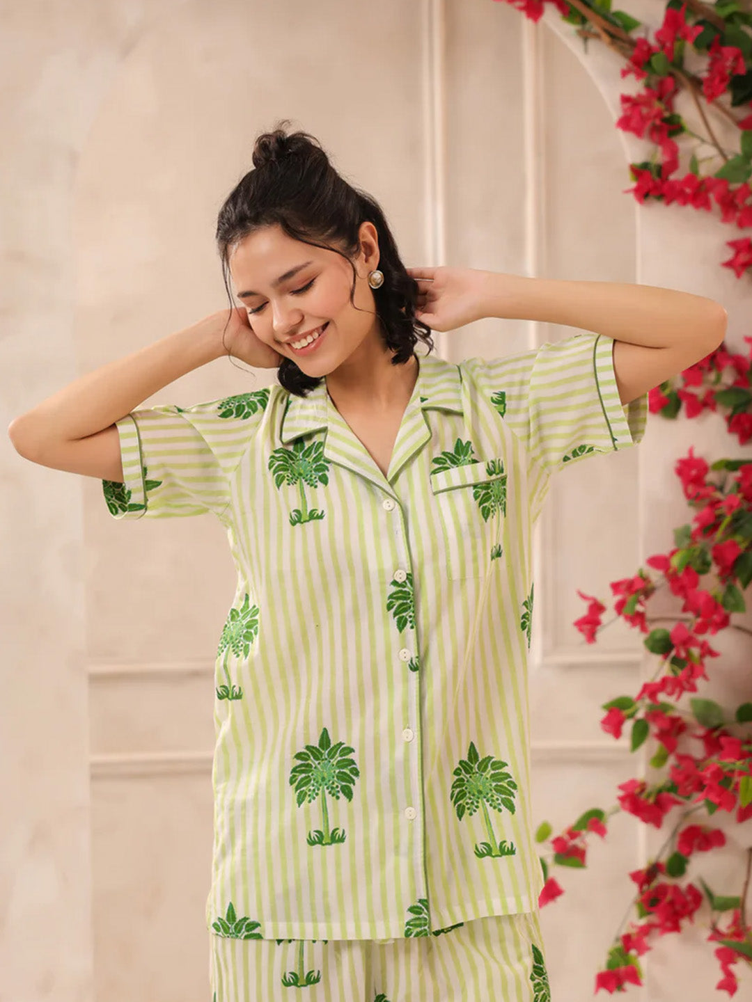Shanti PJ Top | Summer Palms