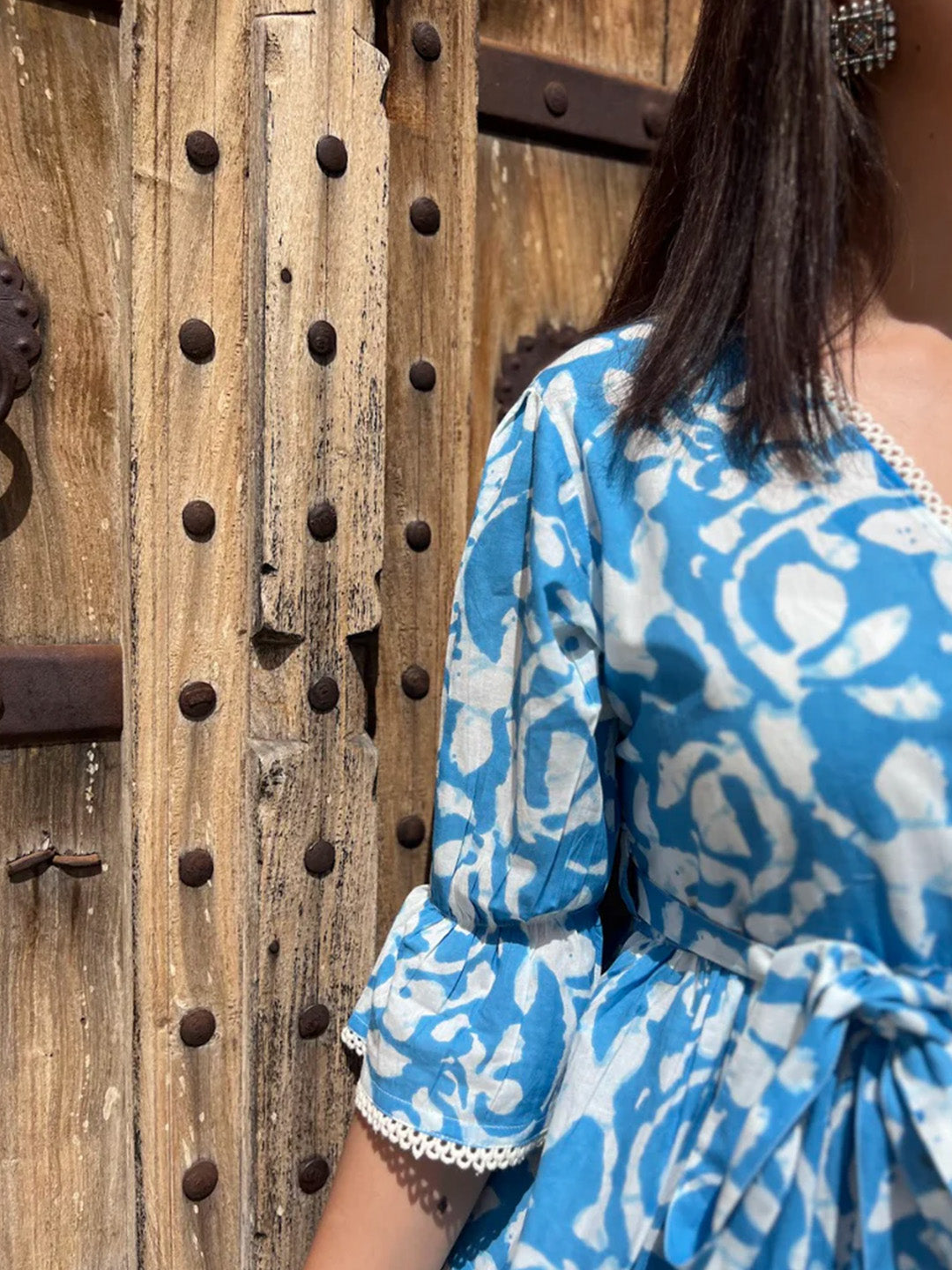 Man Sagar Dress | Sky Blue