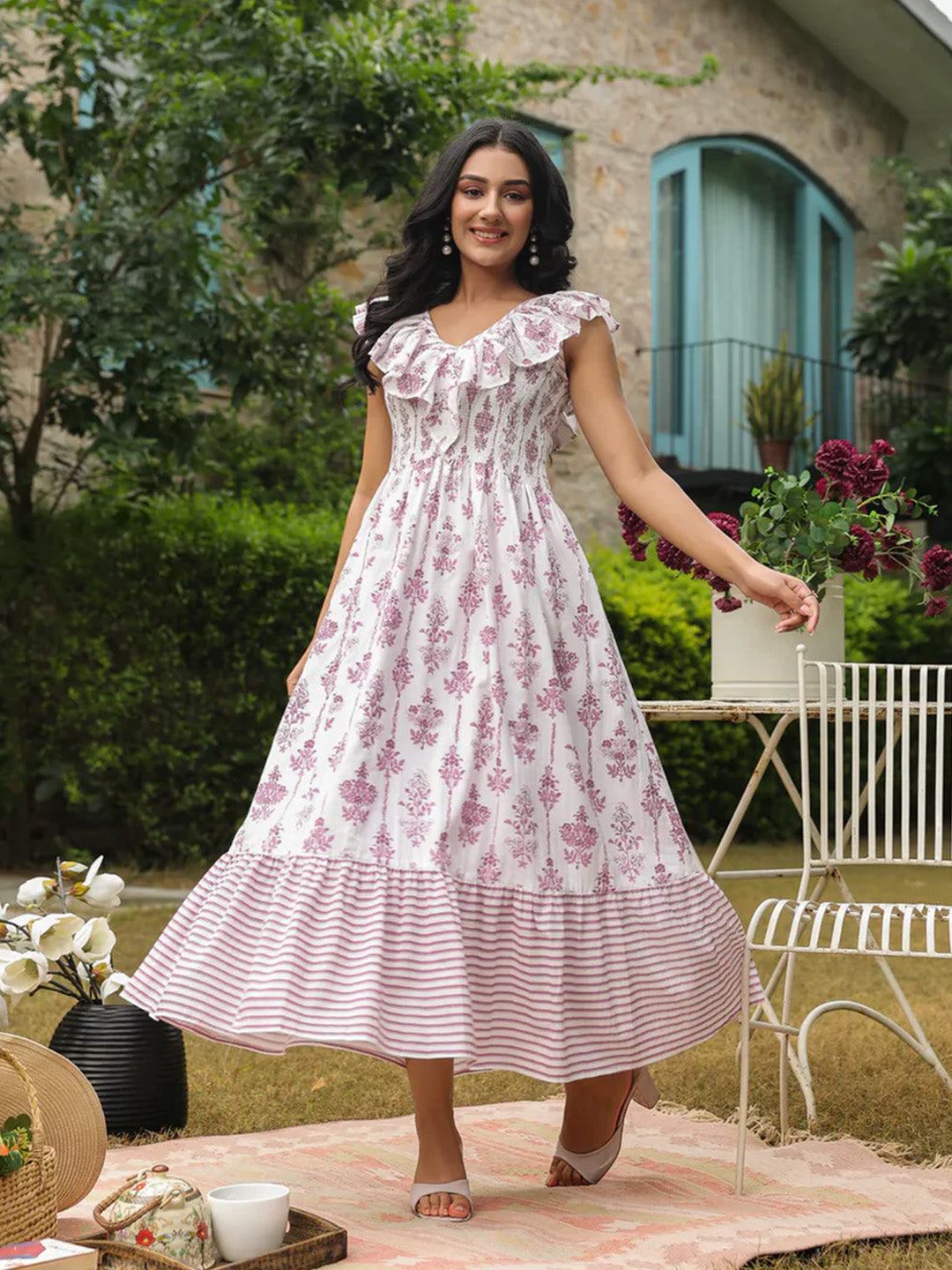 Leela Dress | Lavender Blush