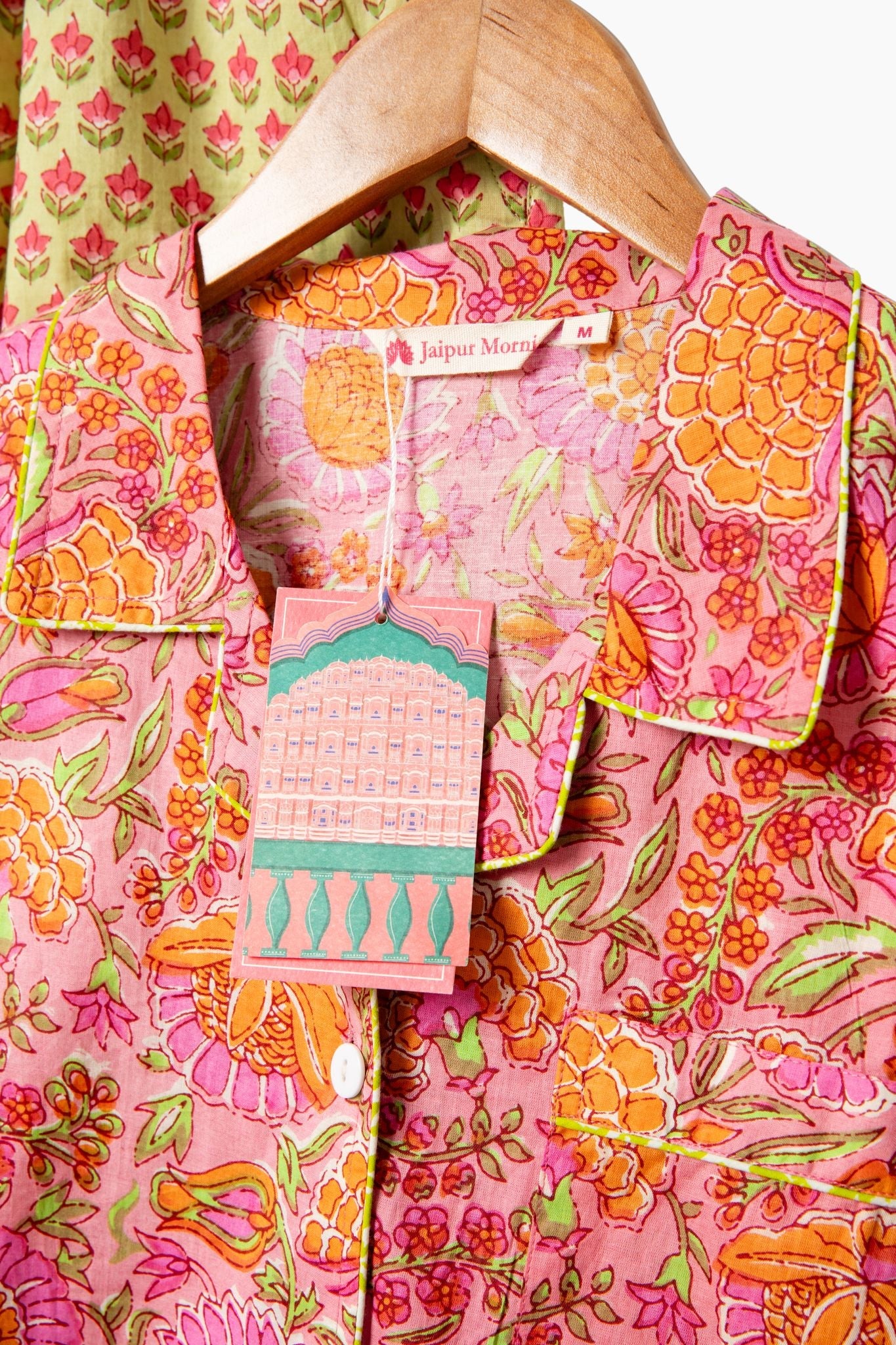 Shanti PJ Set Short | Exclusive Limited Edition | Tangerine Garden