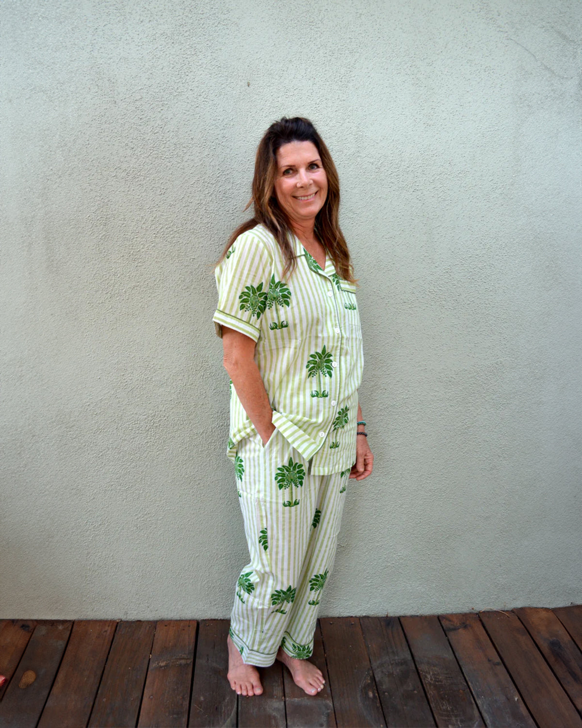 Shanti PJ Set | Summer Palms