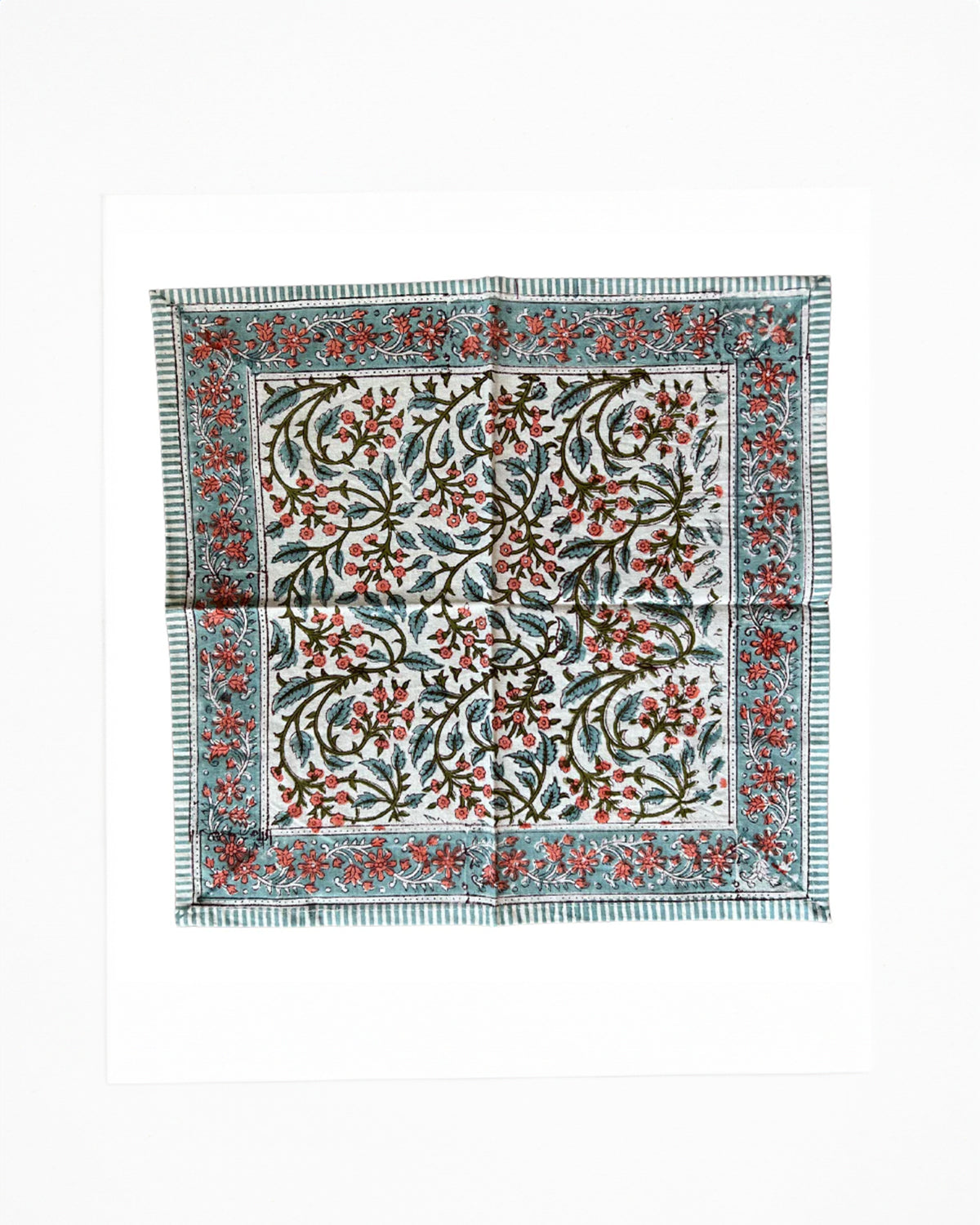 Mughal Jaal Cotton Table Napkins - Set of 6