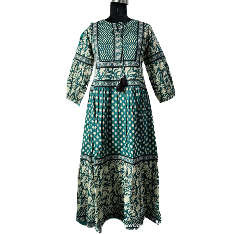 PRE-ORDER | Nisha Dress | Deep Green