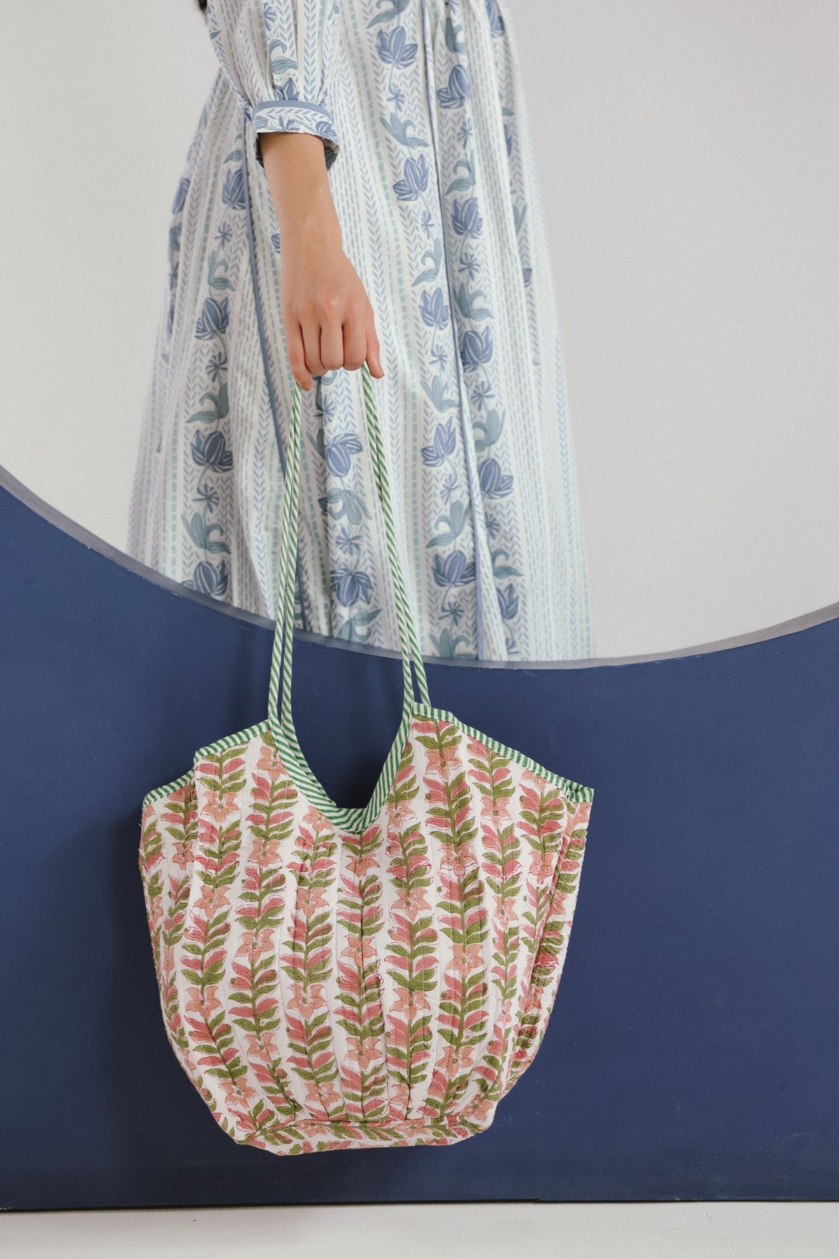 Willow Quilted Boho Tote Bag