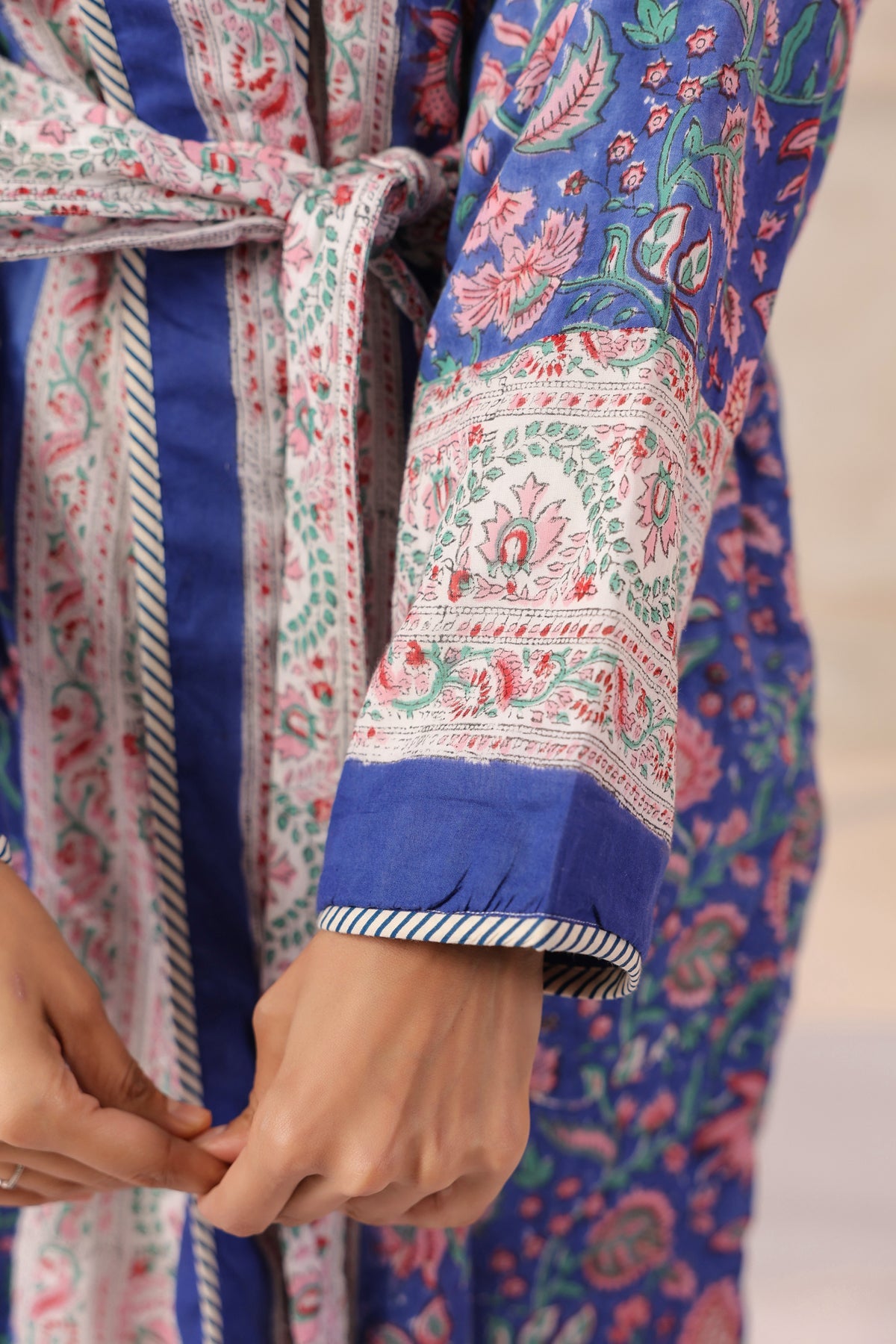 Morni Bagh  Printed Reversible Quilted Robes