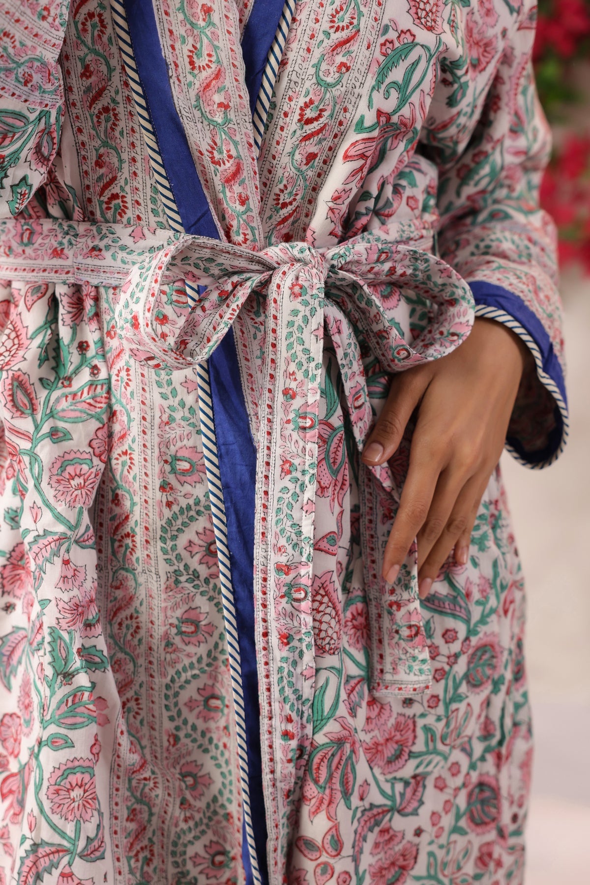 Morni Bagh  Printed Reversible Quilted Robes