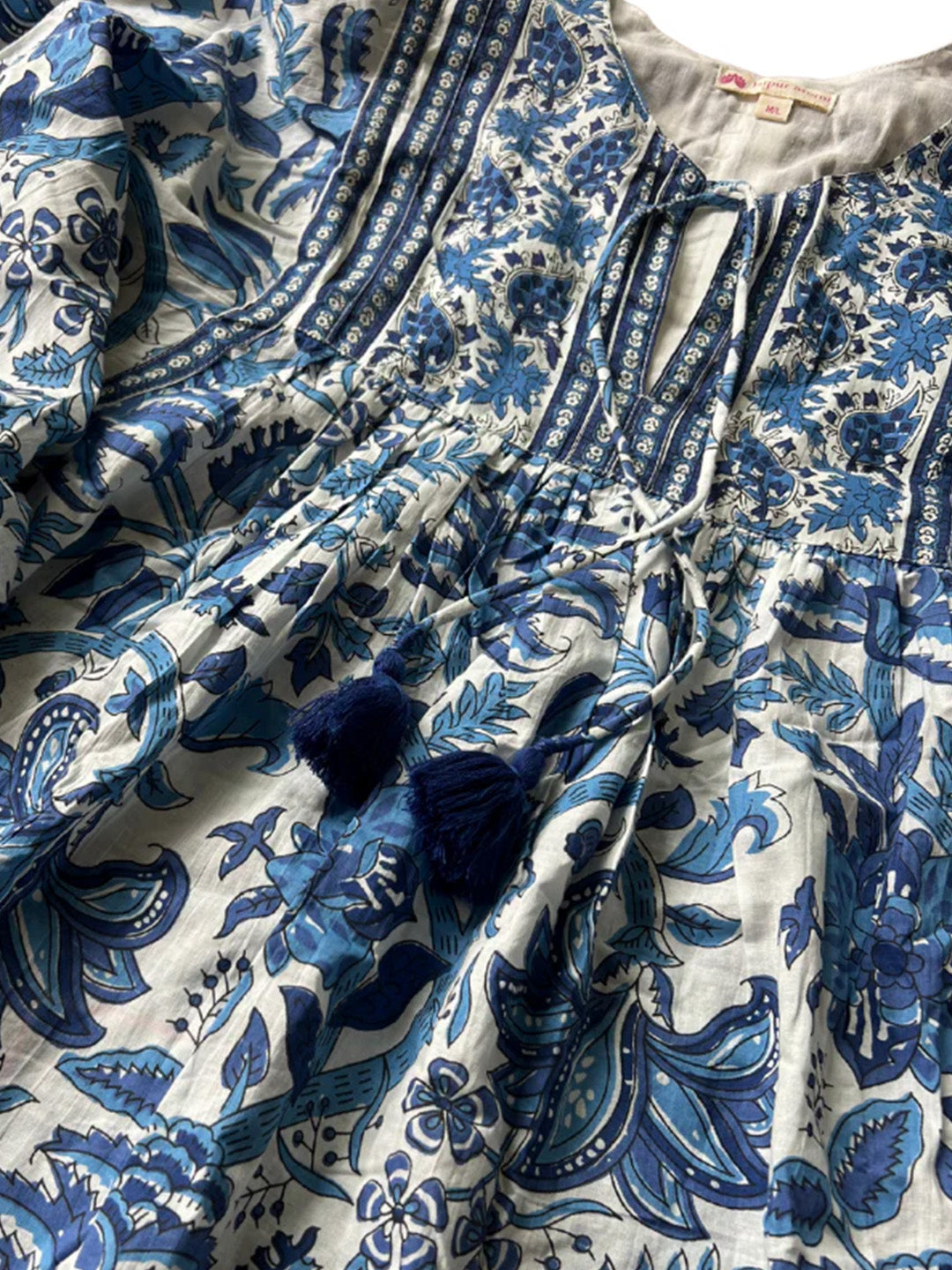 Boho Dreams Top | Neelkanth Blue