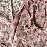 Shanti Block Print PJ Set Short | Pink Jasmine | Limited Edition
