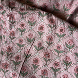 Shanti Block Print PJ Set Long | Pink Jasmine | Limited Edition