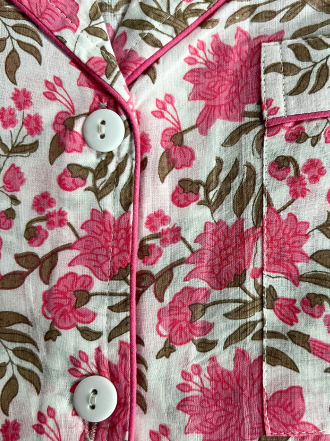 Raja Park PJ Set | Pink Floral