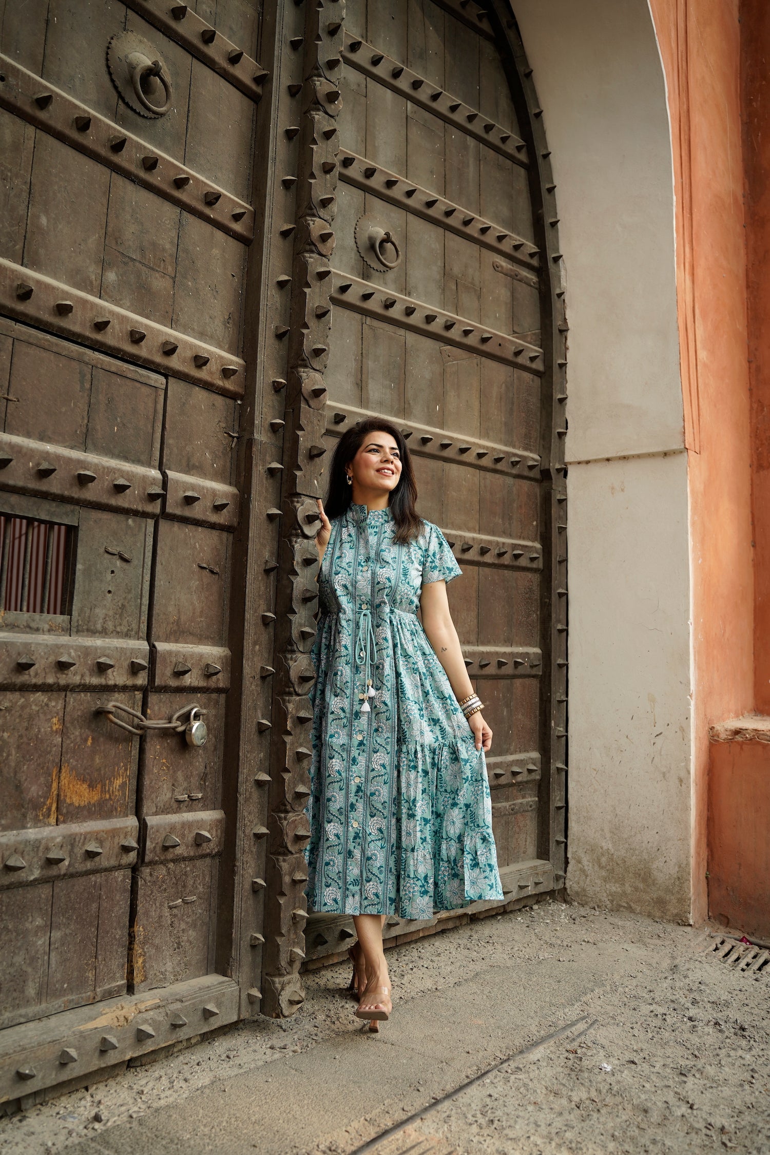 Roshni Dress | Seafoam