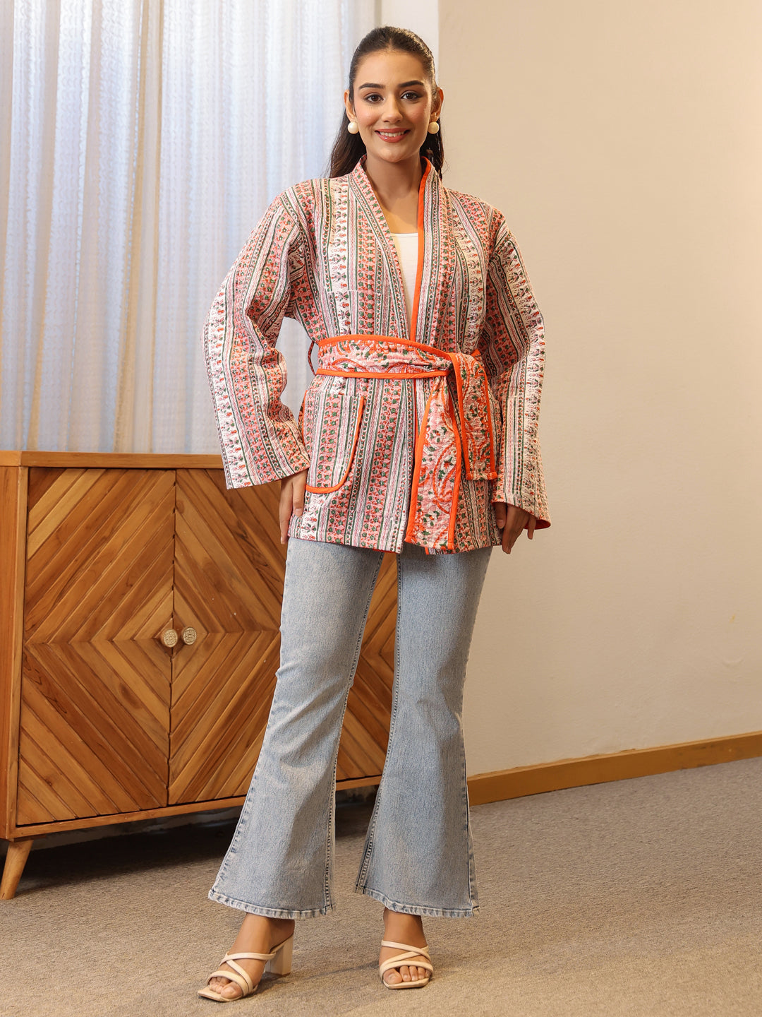 Orangerie Quilted Jacket with Pockets