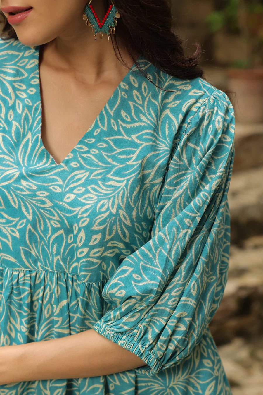 Chandini Dress | Turquoise