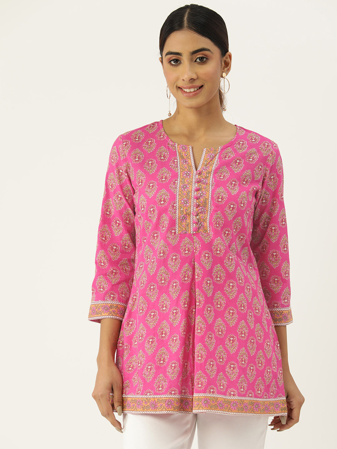 Nandini Top | Brilliant Pink