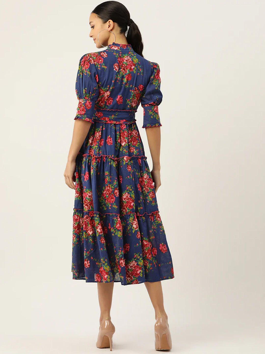 Saumya Dress | Deep Blue