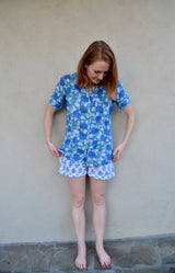 Jodhpur Blue Short Sleep Set