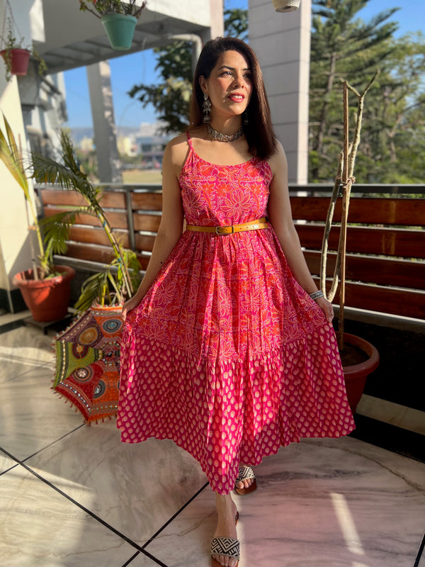 Pink City Dress | Rani Pink