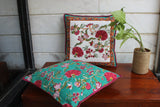 Vintage Floral Cotton Cushion Cover - Set of 2