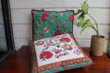 Vintage Floral Cotton Cushion Cover - Set of 2