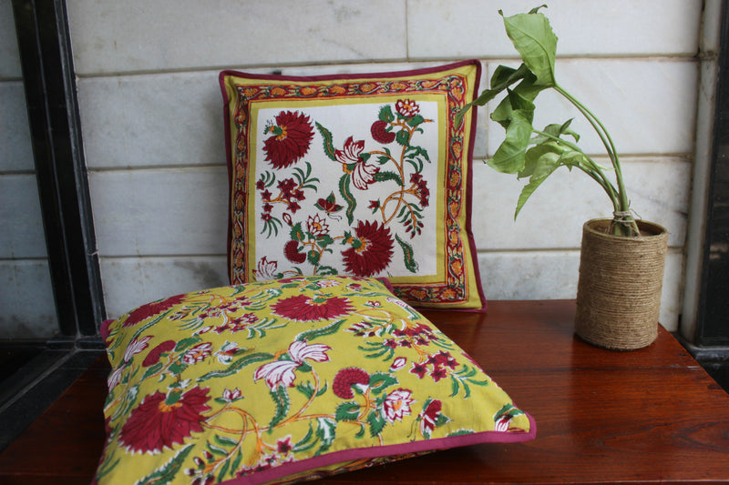 Gulbahar Cotton Cushion Cover - Set of 2