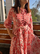 Gulab Nagri Cotton Dress